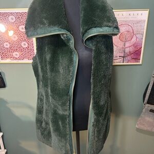 Marc New York Dark Green Cozy Vest Size M ❤️‍🔥